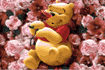 Jeu Winnie ourson dans les roses