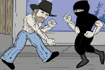 Jeu Chuck Norris in Attack of the massacre Ninja