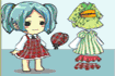 Green chibi dressup