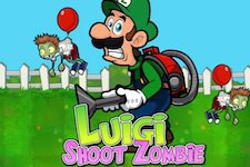 Jeu Luigi shoot les zombies