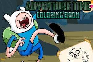 Adventure time coloring book