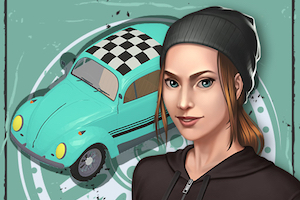 Jeu Car girl garage