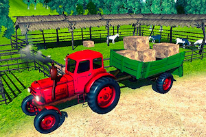 Jeu Farmer tractor cargo simulation