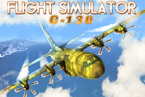 Jeu Flight simulator C130 training