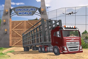 Jeu Jungle dino truck 2020