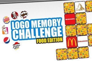 Jeu Logo memory food edition