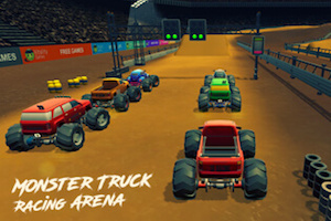 Jeu Monster truck racing arena