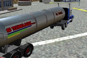 Jeu Oil Tanker Truck Drive