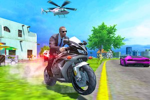 Police motorbike driver