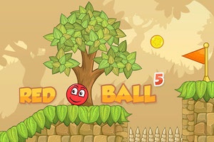 Red bounce ball 5