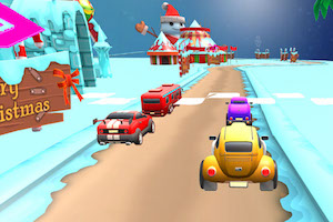 Jeu Santa racer