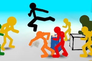 Jeu Stickman Street Fighting 3d