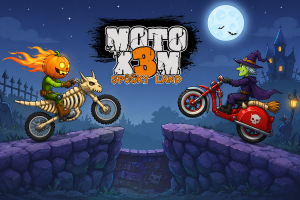 Moto X3M Spooky Land