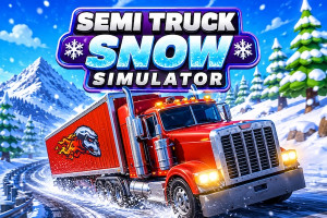 Semi Truck Snow Simulator