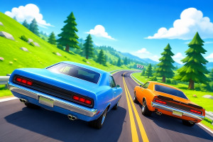 Racing for two on one PC